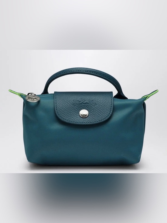 Longchamp Handbags - NWOT Longchamp Mini Handbag Deep Teal Longchamp Pouch LE PLIAGE GREEN PEACOCK